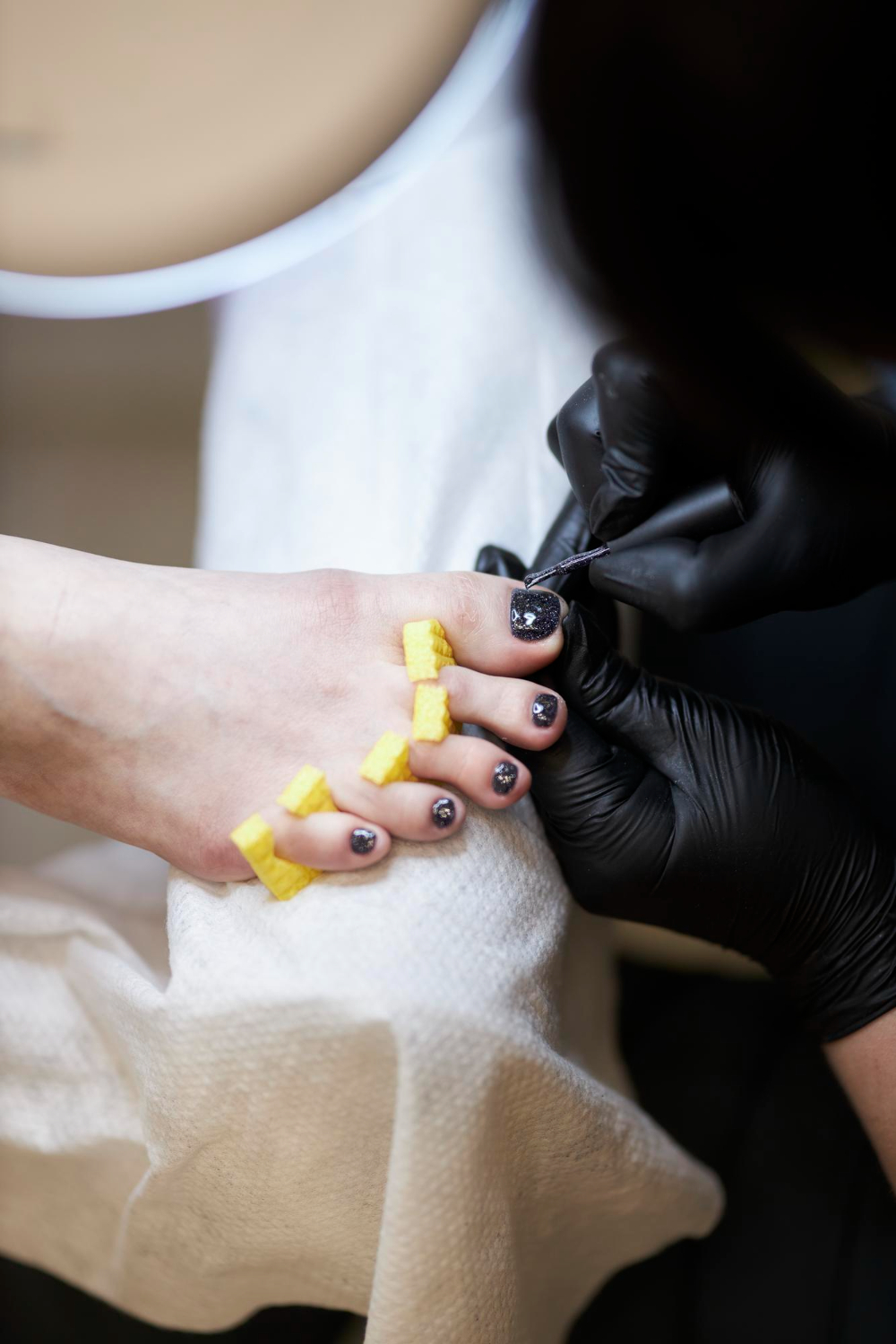 Modern nail salon located on Virginia Beach Blvd, offering premium nail care.